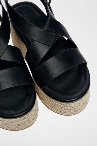 Sandales plateformes - Noir