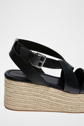 Sandales plateformes - Noir