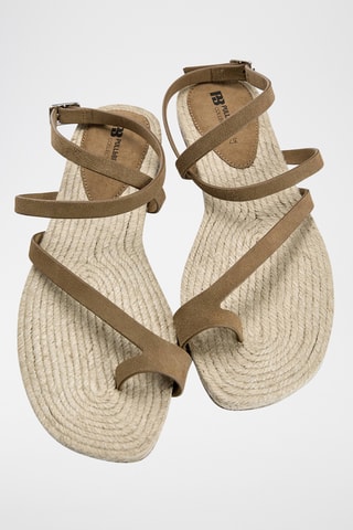 Sandales en nubuck - Marron