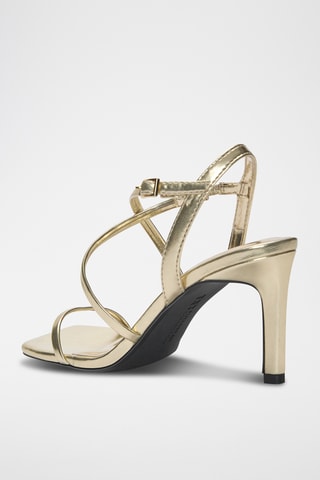 Sandales à talons - Doré