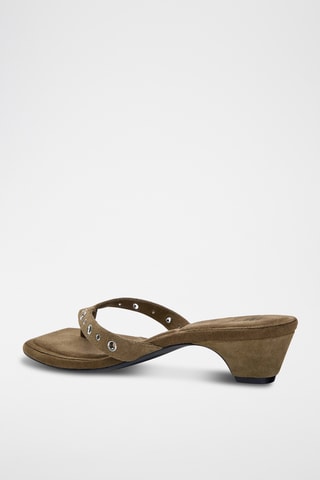 Nubuck Sandalen - Bruin - Pull & Bear