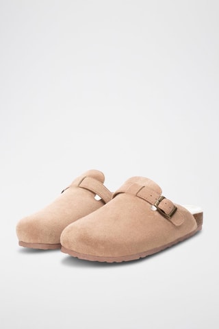 Gevoerde Clogs - Beige