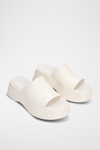 Platform Muiltjes - Wit