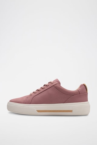 Nubuck Platform Sneakers Hollyhock - Roze