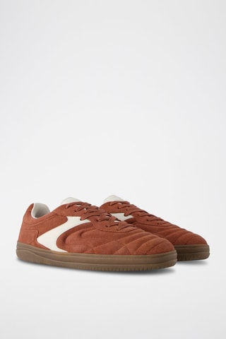 Nubuck Sneakers - Bordeauxrood