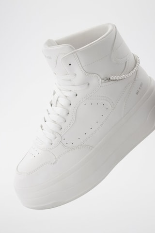 Hoge Platform Sneakers - Wit