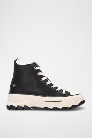 Hoge Platform Sneakers - Zwart