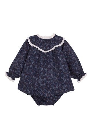 Jurk en Bloomer - Blauw - Blauw