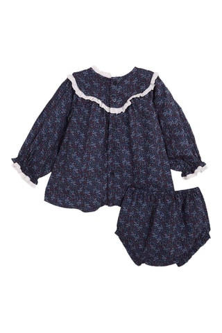 Jurk en Bloomer - Blauw - Blauw