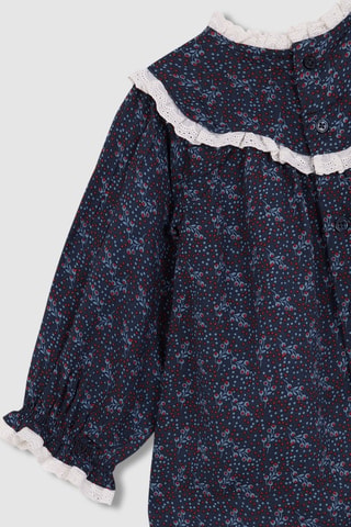 Jurk en Bloomer - Blauw - Blauw