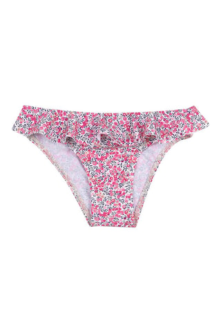 Bikinibroekje Roze - Wit, blauw en roze