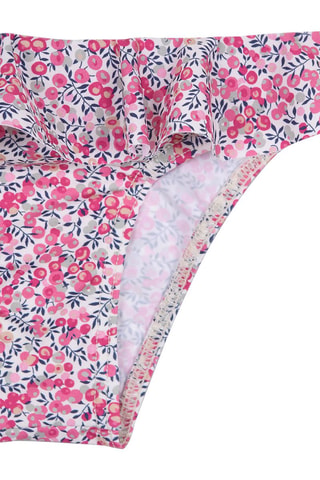 Bikinibroekje Roze - Wit, blauw en roze