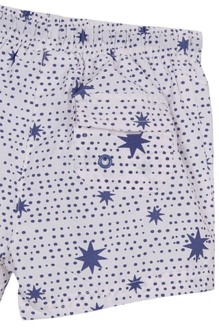 Zwemshort - Wit en Marineblauw - Wit en blauw