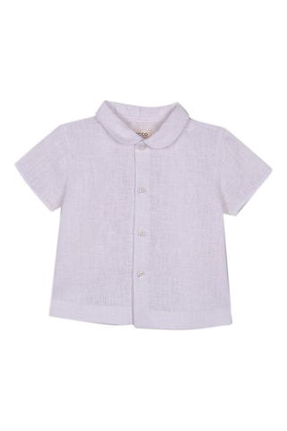 Linnen Blouse - Wit - Wit