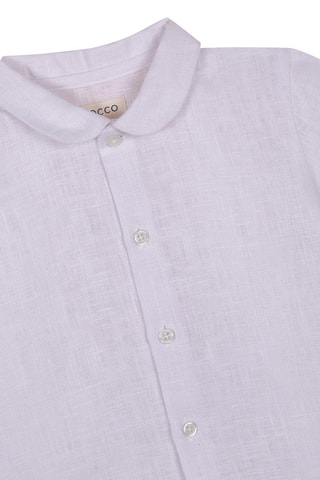 Linnen Blouse - Wit - Wit
