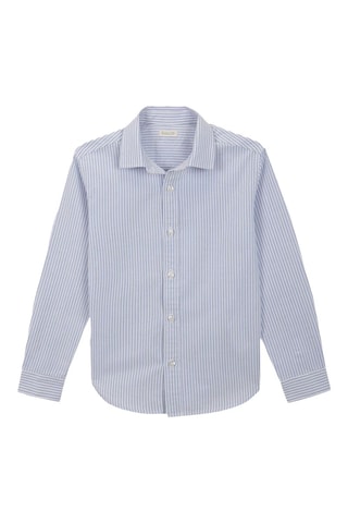 Overhemd - Blauw - Wit en blauw
