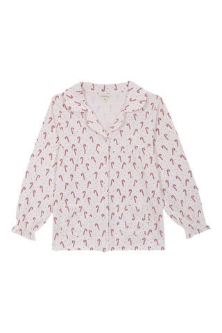 Pyjama - Ecru - Wit en rood