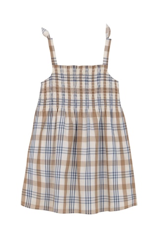 Jurk - Wit en Beige - Wit en beige