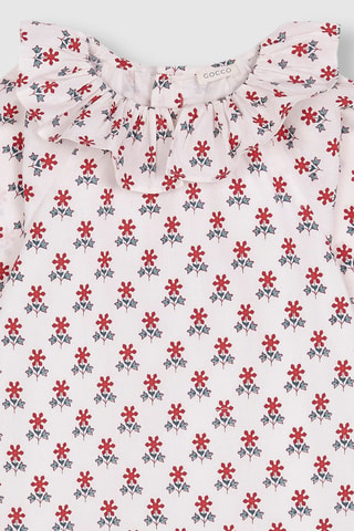 Jurk - Wit en Rood - Wit en rood