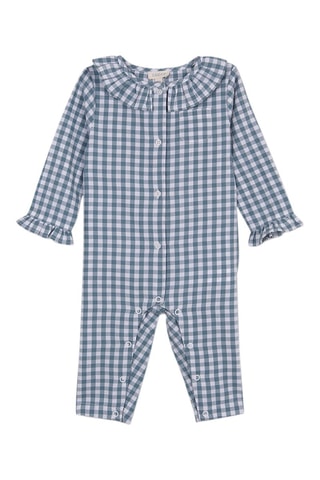 Pyjama - Wit en blauw