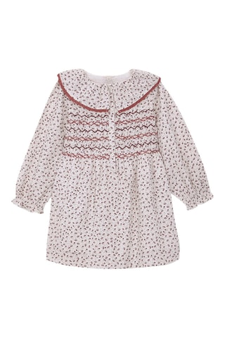 Jurk - Wit en rood