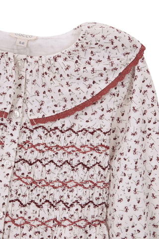 Jurk - Wit en rood