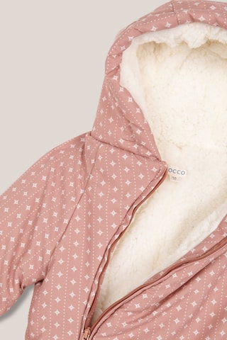 Skipakje met Capuchon - Nude - Wit en beige