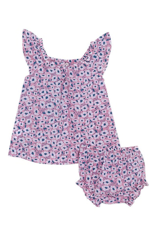 Jurk en Bloomer - Roze - Roze