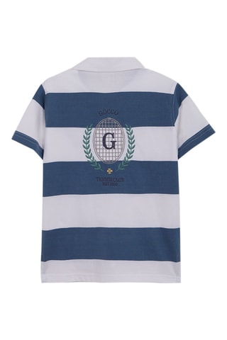Polo - Wit - Wit en blauw