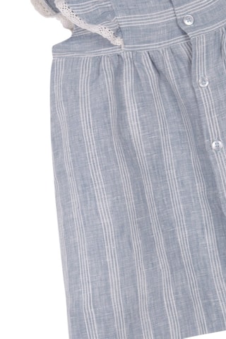 Linnen Jurk en Bloomer - Blauw - Blauw