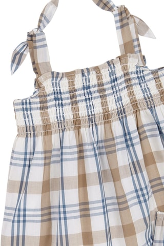 Jurk en Bloomer - Wit - Wit en blauw
