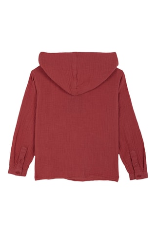 Surchemise à capuche - Rouge