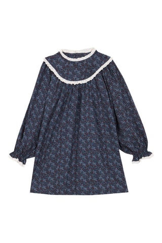 Jurk - Blauw - Wit en blauw