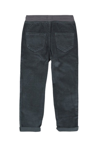 Velours Broek Kaki - Zwart