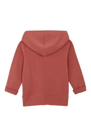 Sweater met Capuchon - Koraalrood - Rood