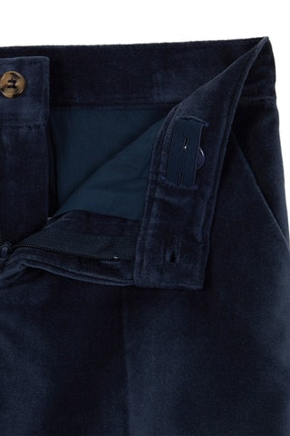 Velours Short - Marineblauw - Blauw