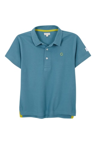 Polo Hemelsblauw - Wit, blauw en groen
