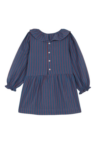 Jurk - Blauw en rood - Rood en blauw