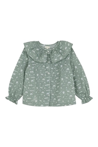 Geruite Pyjama Lichtgroen en Ecru - Groen