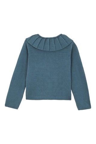 Vest - Pauwblauw - Blauw