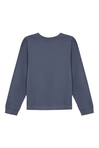 Fleece Sweater - Marineblauw - Wit en blauw