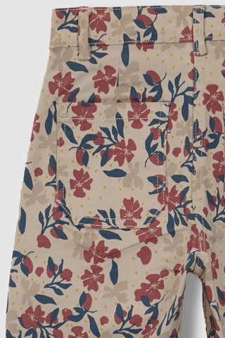 Broek - Taupe - Rood, blauw en grijs