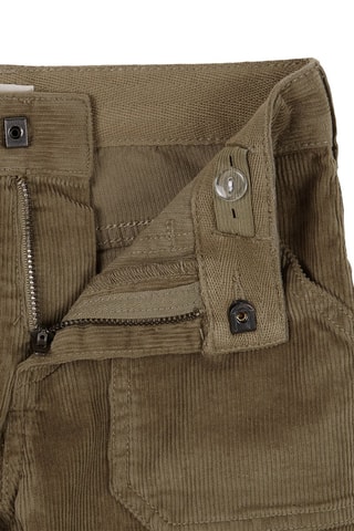 Velours Broek - Kaki - Groen