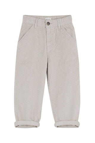 Velours Broek Beige - Beige en bruin