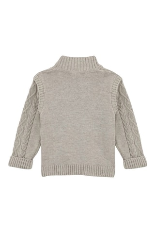 Wollen Trui Gemêleerd Beige - Beige