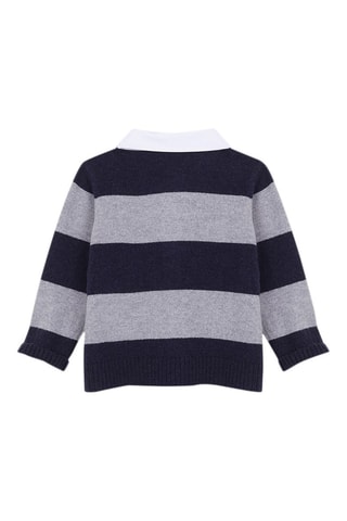 Polo - Blauw en grijs