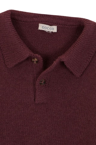 Wollen Polo - Paars