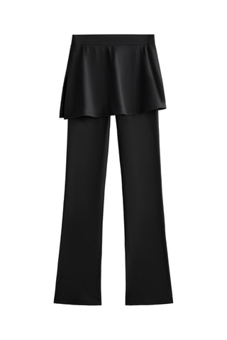 Pantaloni flare - Nero