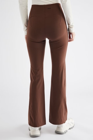 Pantaloni flare a vita alta - Nero