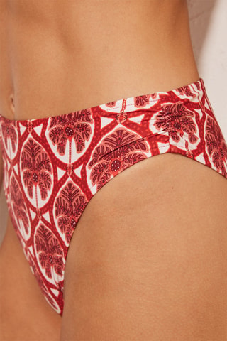 Bikinibroekje Hoge Taille - Rood